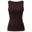 Yoga-Tank-Top Boatneck - bordeaux