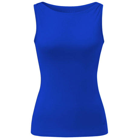 Yoga-Tank-Top Boatneck - royal blue - YOGISHOP