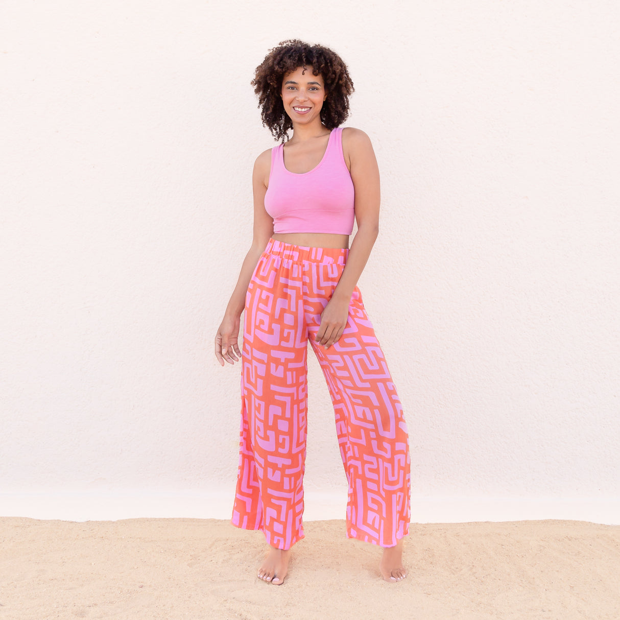 Pantalones de yoga Melody - pink coral
