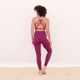 Yoga-Leggings Tosca - tencel berry - YOGISHOP
