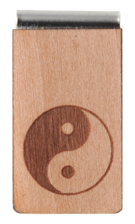 Lesezeichen aus Holz mit Gravur - YOGISHOP