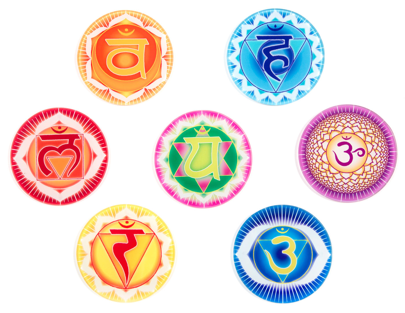 Chakra Glass Coaster