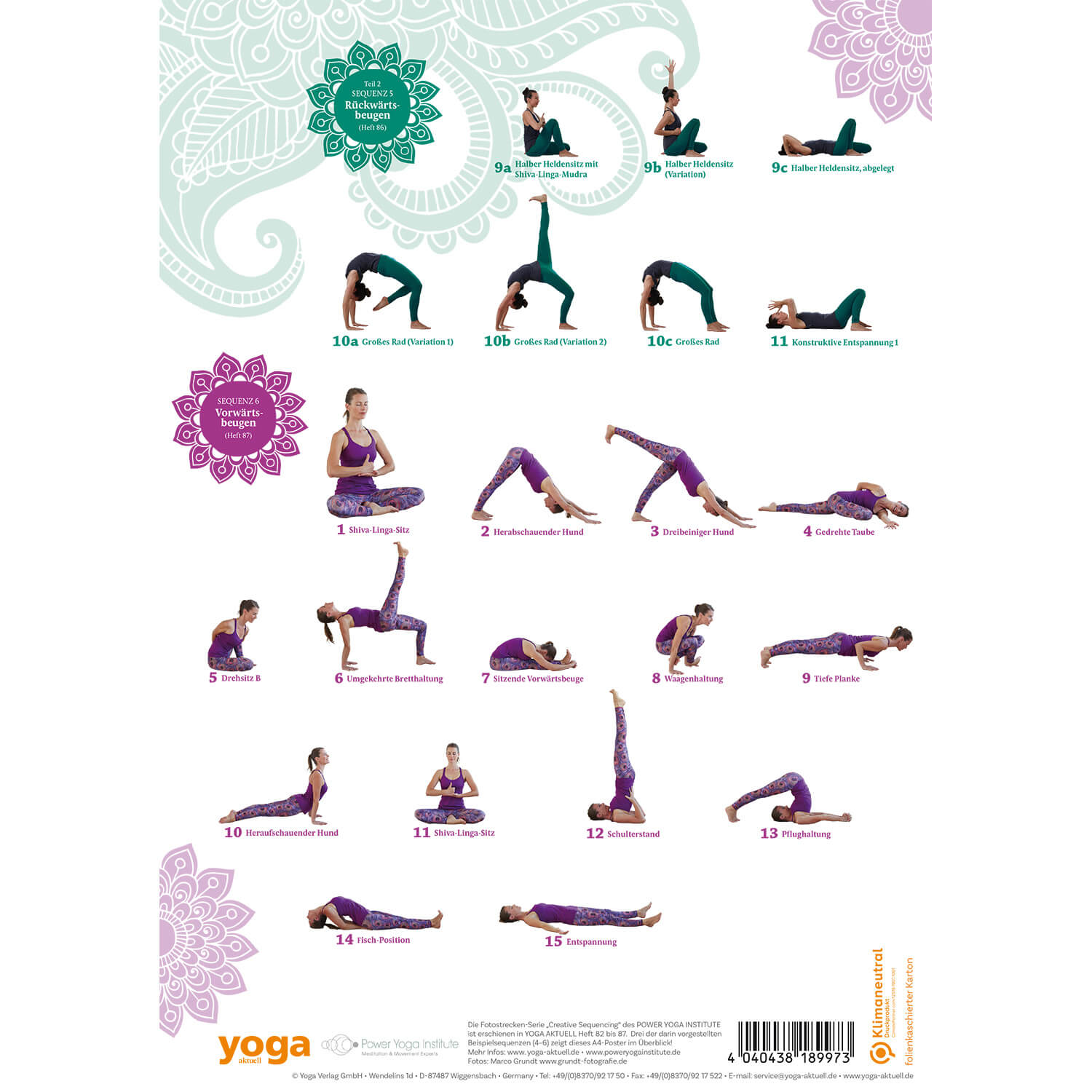 Creative Sequencing 4-6 Poster A4 - YOGISHOP