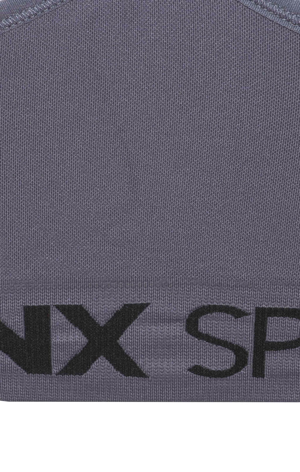 Sport-BH "Crossback" - grau - YOGISHOP