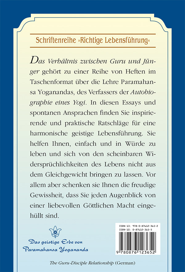 Das Verhältnis zwischen Guru und Jünger von Sri Mrinalini Mata - YOGISHOP