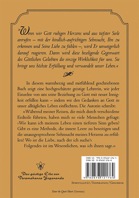 Die Stimme des Herzens -  Eine innige Beziehung zu Gott von Sri Daya Mata - YOGISHOP
