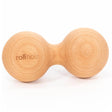 rollholz Faszienkugel - Massage-Doppelkugel aus Buche - YOGISHOP