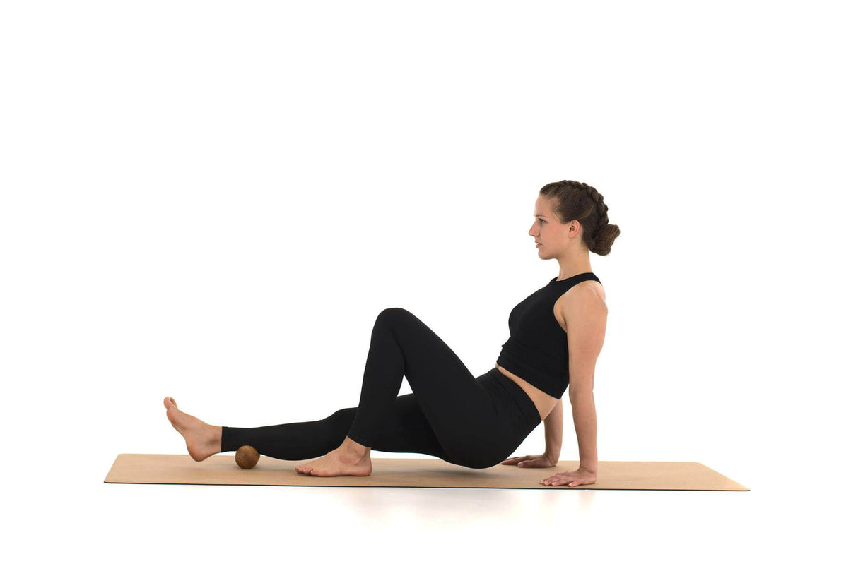 rollholz Faszienkugel - Massage-Doppelkugel aus Buche - YOGISHOP