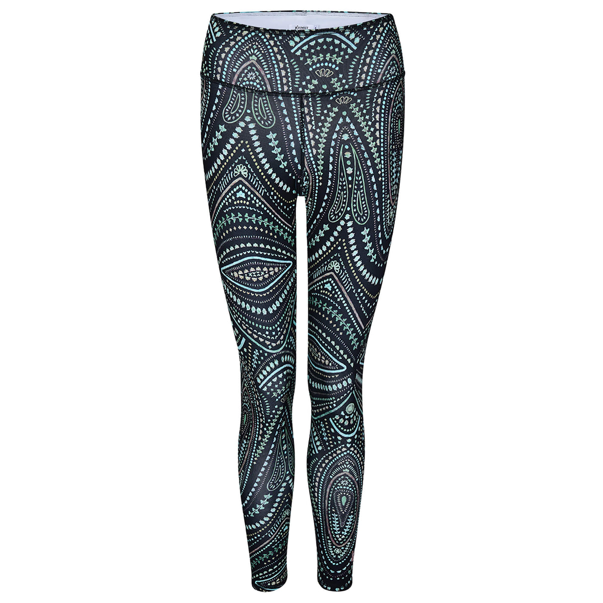 Ganga Leggings 7/8 - mandalay, green - YOGISHOP