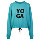 Garuda Sweatshirt - turquoise marl - YOGISHOP