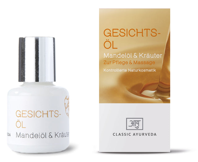 Gesichtsöl Mandelöl & Kräuter, 15 ml - YOGISHOP