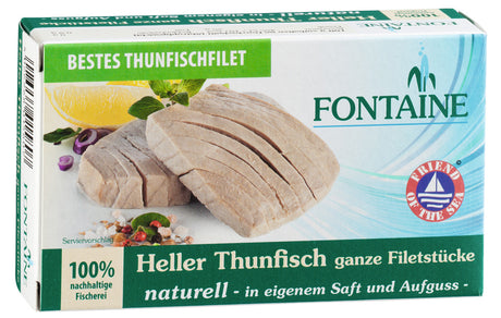 Heller Thunfisch naturell (konv. Anbau), 120 g - YOGISHOP