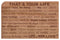 Grußkarte aus Holz - YOGISHOP