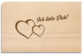 Postkarte aus Holz - YOGISHOP