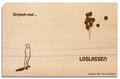 Postkarte aus Holz - YOGISHOP