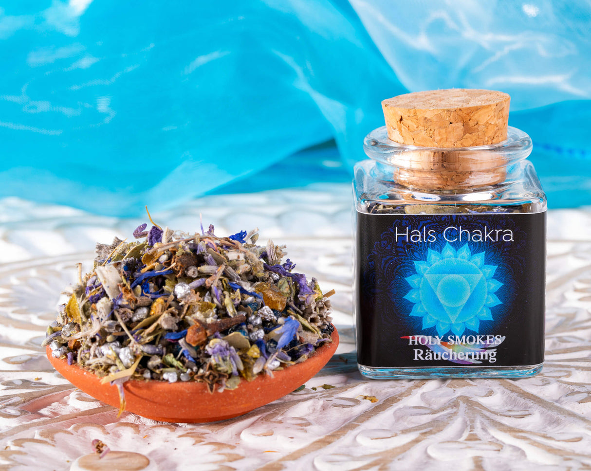Räuchermischung Hals Chakra, 50 ml - YOGISHOP