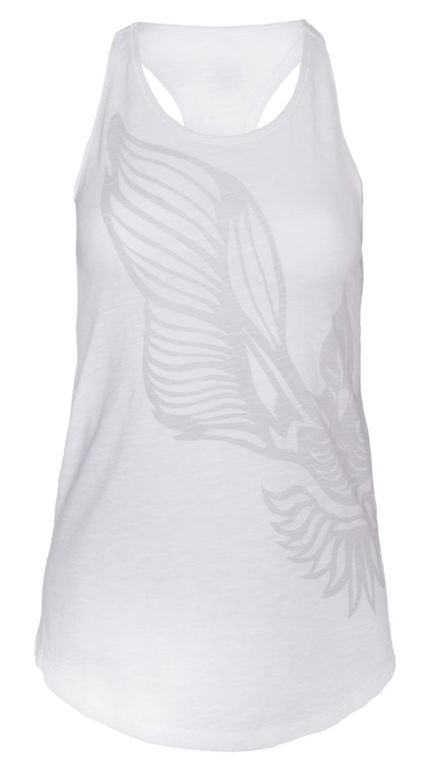 Yoga-Tank "Logo" - weiss - YOGISHOP