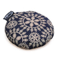 Klangschalenkissen rund - vintage - organic cotton, Ø 10 cm