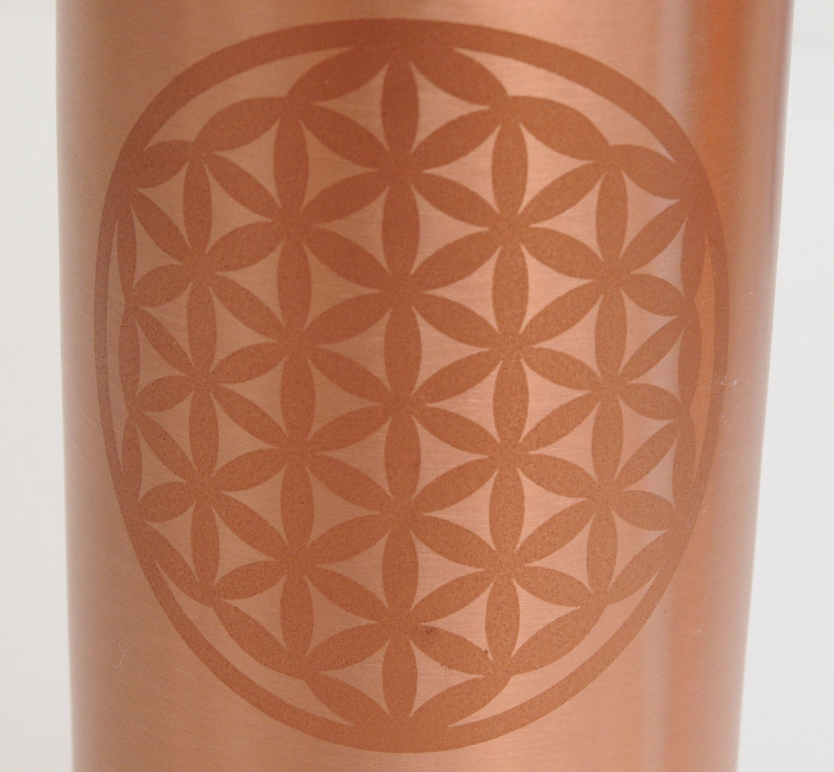 Kupferflasche Blume des Lebens, 0,75 l - YOGISHOP