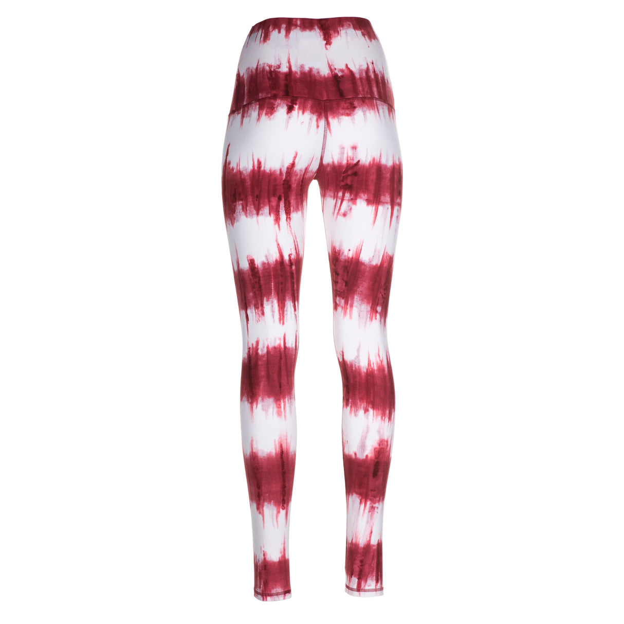 Yoga-Batik-Leggings "Lava" - rot/weiss - YOGISHOP