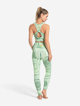 Yoga Bra Flow Bala - smaragd - YOGISHOP