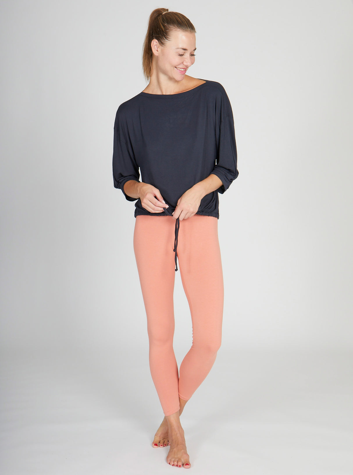 Yoga-Leggings Love - rose