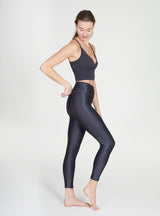 Yoga-Leggings Lux - anthracite snake - YOGISHOP