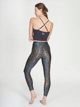 Yoga-Leggings Lux - deep blue wild - YOGISHOP