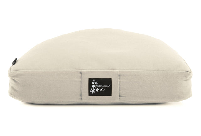 2. Wahl Meditationskissen - Halbmond - naturweiss - YOGISHOP