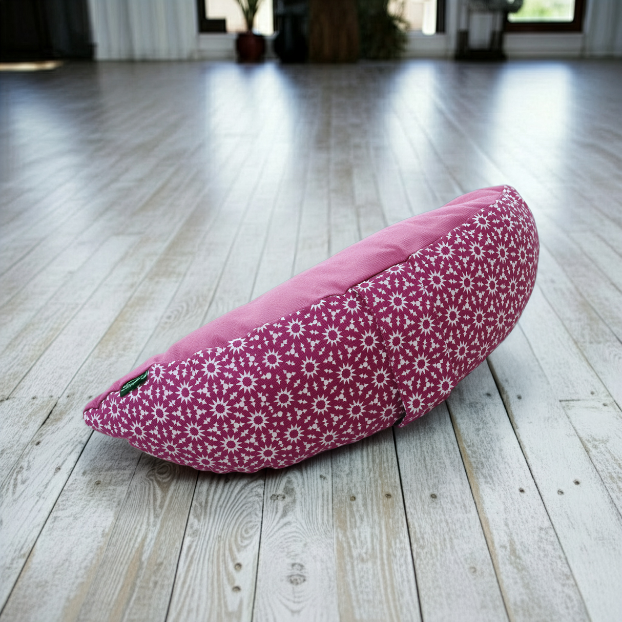 Reise-Meditationskissen halbrund - vintage - cotton - YOGISHOP