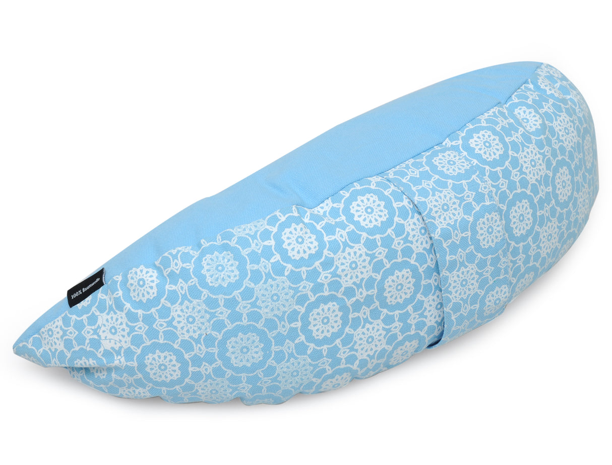 Reise-Meditationskissen halbrund - vintage - cotton - YOGISHOP