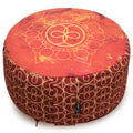 Meditationskissen - rund - cosmic flow - organic cotton - ø 30cm x 15cm - YOGISHOP