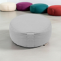 Meditation cushion - round - Dhyana - organic cotton