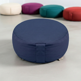 Meditation cushion - round - Dhyana - organic cotton