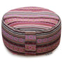 Meditationskissen - rund - ethnic - organic cotton - YOGISHOP