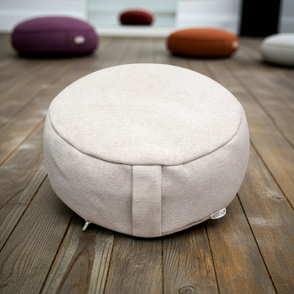 Jute-Meditationskissen: Natur pur
