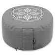 2. Wahl Meditationskissen rund - organic cotton - ø 30cm x 15cm - cool grey - YOGISHOP