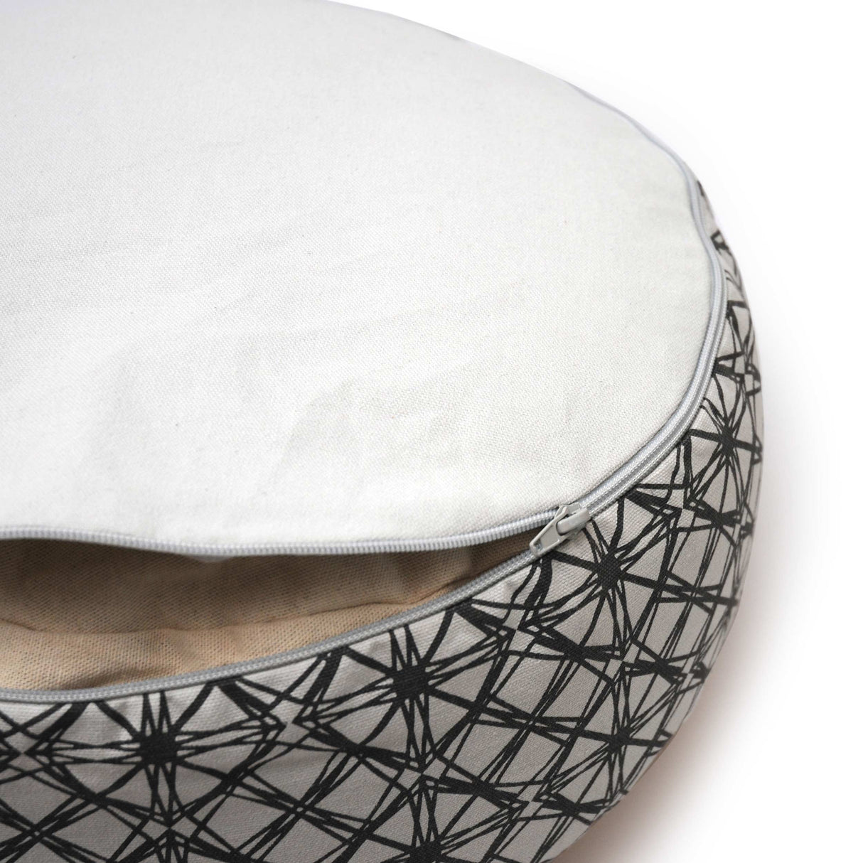 Meditationskissen rund - vintage - organic cotton - ø 36cm x 15cm - YOGISHOP