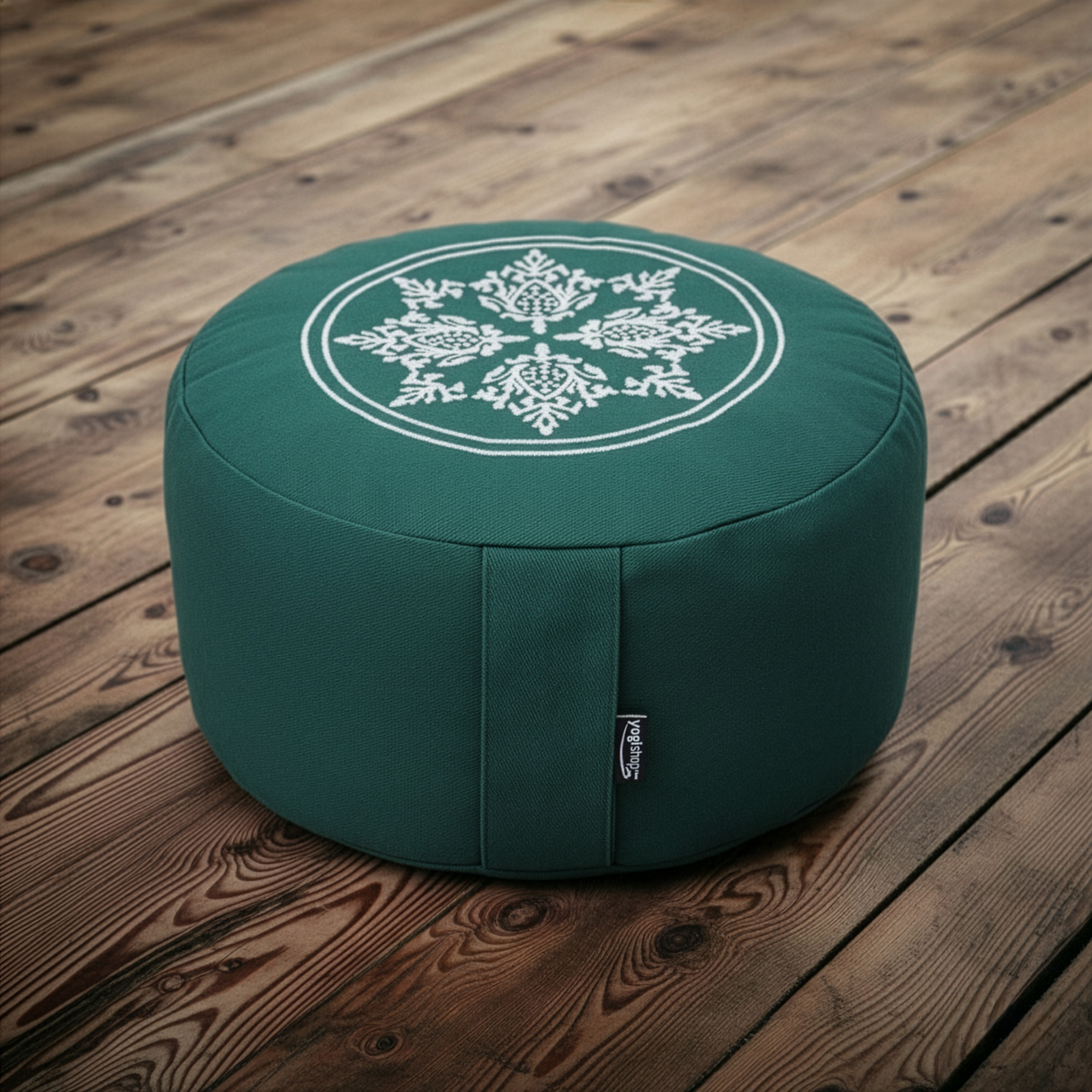 Meditationskissen rund - vintage - cotton - ø 30cm x 15cm