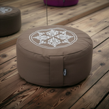 Meditationskissen rund - vintage - cotton - ø 30cm x 15cm