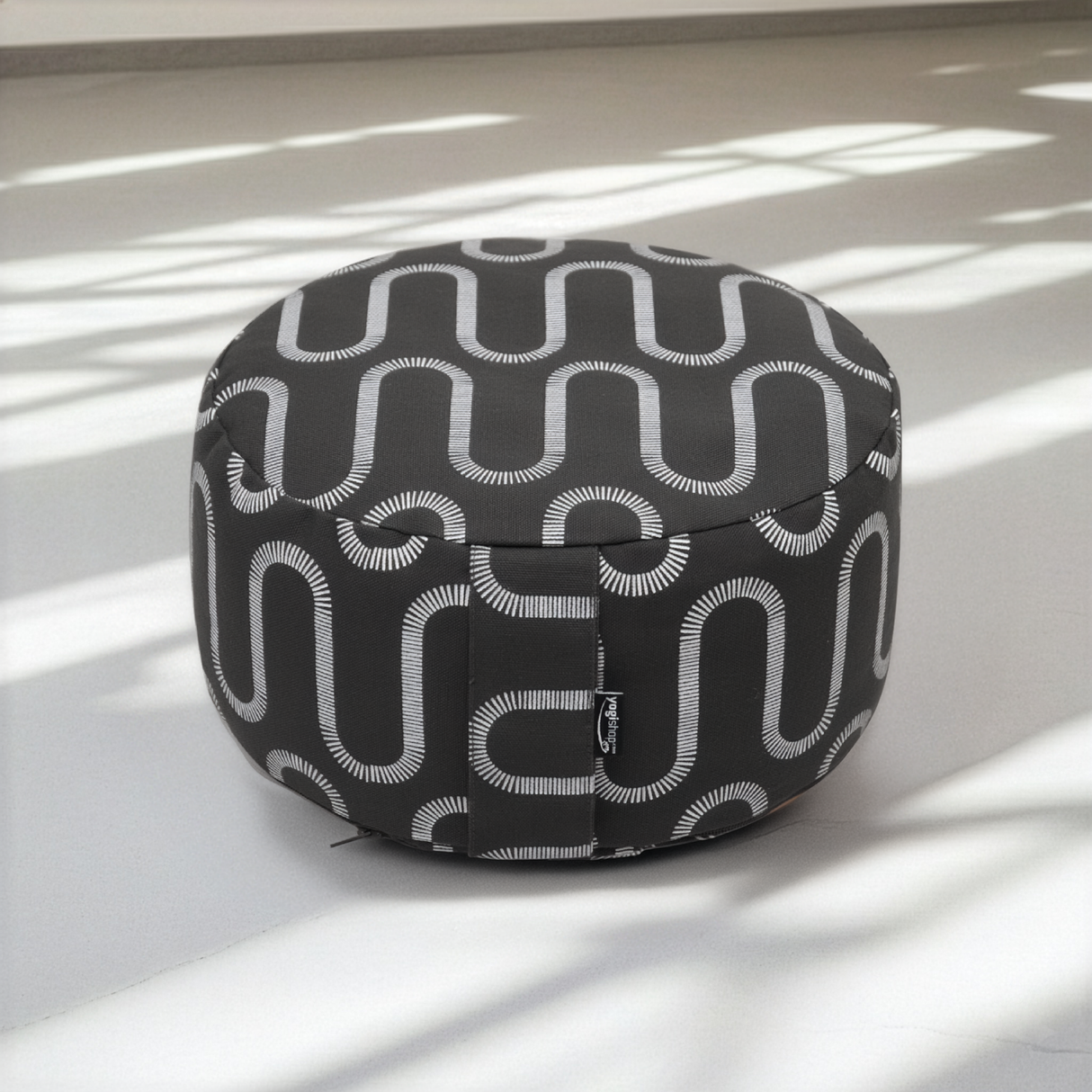 Meditationskissen rund - vintage - organic cotton - ø 30cm x 15 cm - YOGISHOP