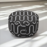Meditationskissen rund - vintage - organic cotton - ø 30cm x 15 cm - YOGISHOP