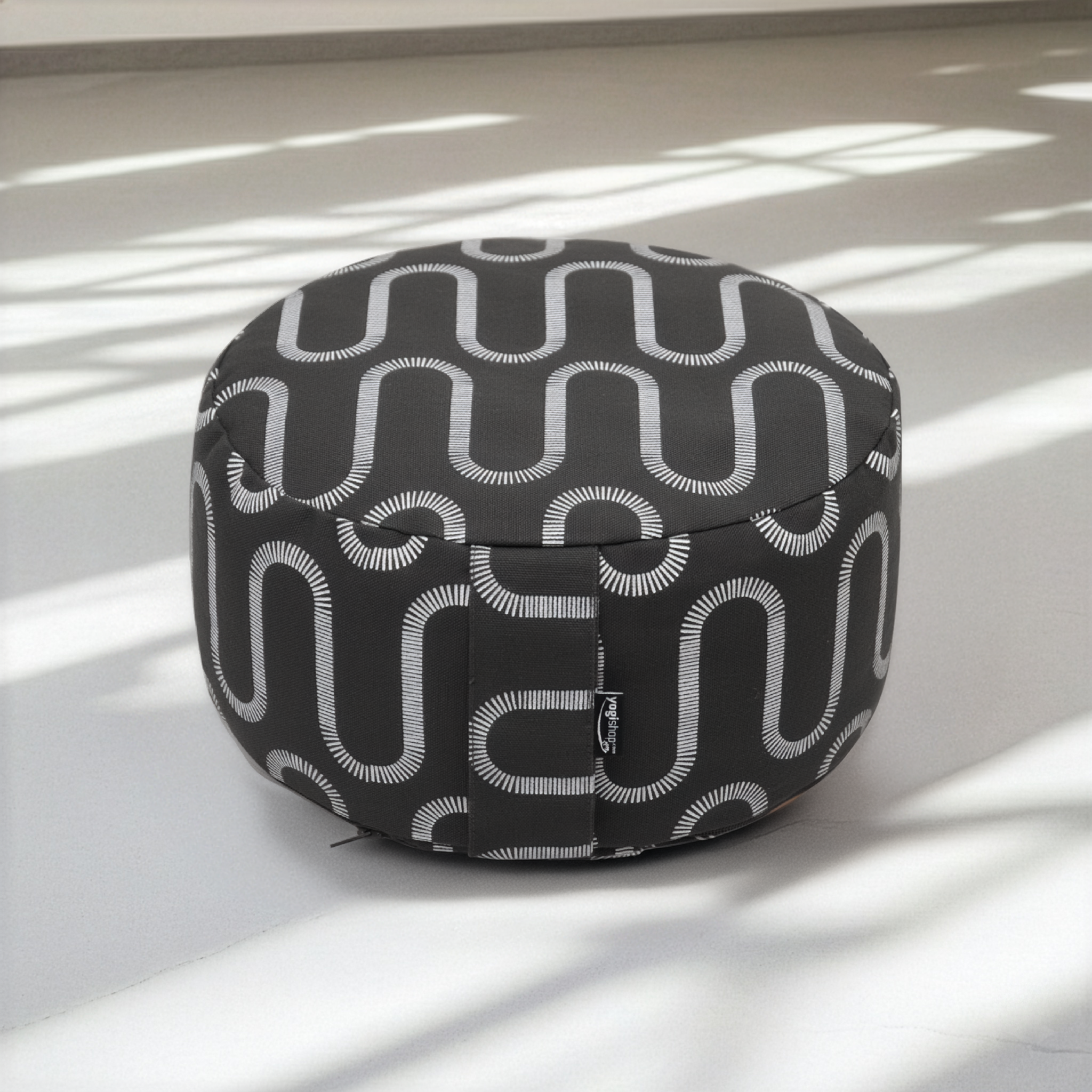 Meditationskissen rund - vintage - organic cotton - ø 30cm x 15 cm - YOGISHOP