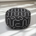 Meditationskissen rund - vintage - organic cotton - ø 30cm x 15 cm