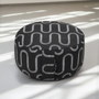 Meditationskissen rund - vintage - organic cotton - ø 30cm x 15 cm - YOGISHOP