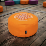 Meditationskissen rund - vintage - cotton - ø 30cm x 15cm