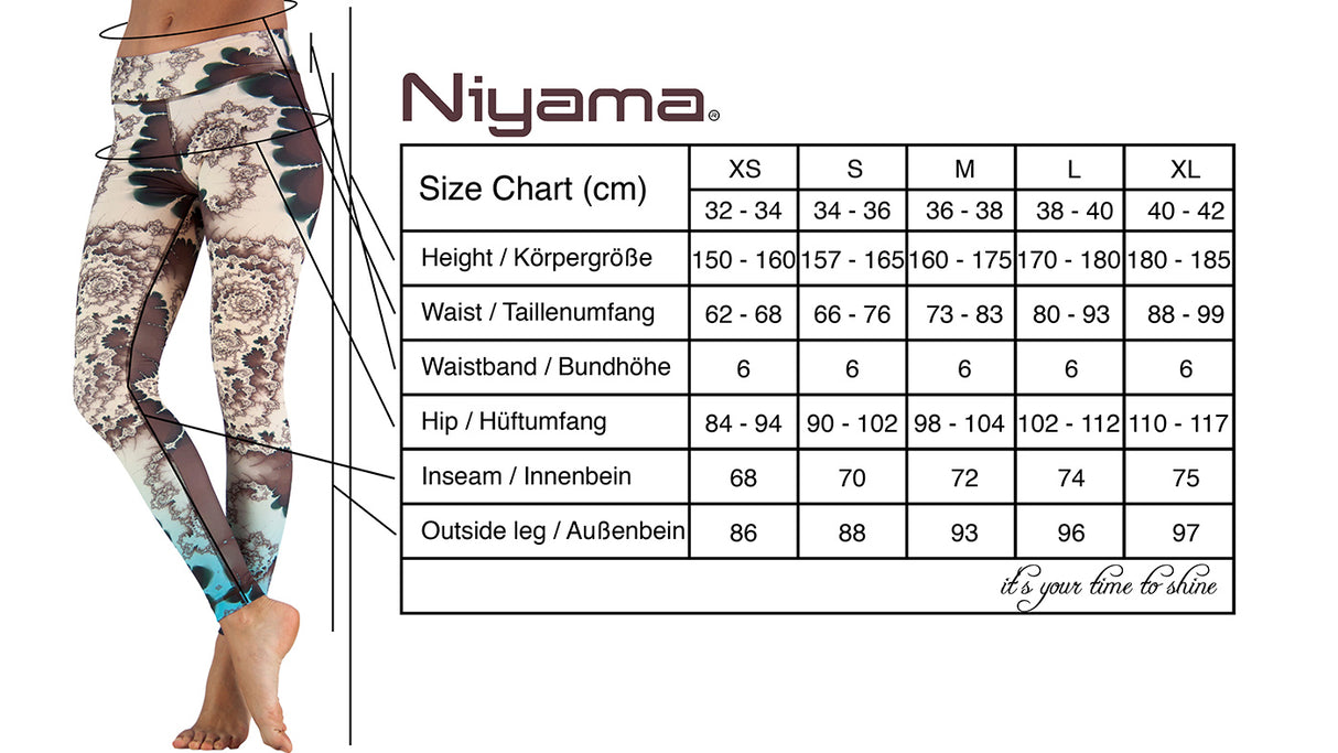 Yoga Leggings "Dancing Beauty" - YOGISHOP