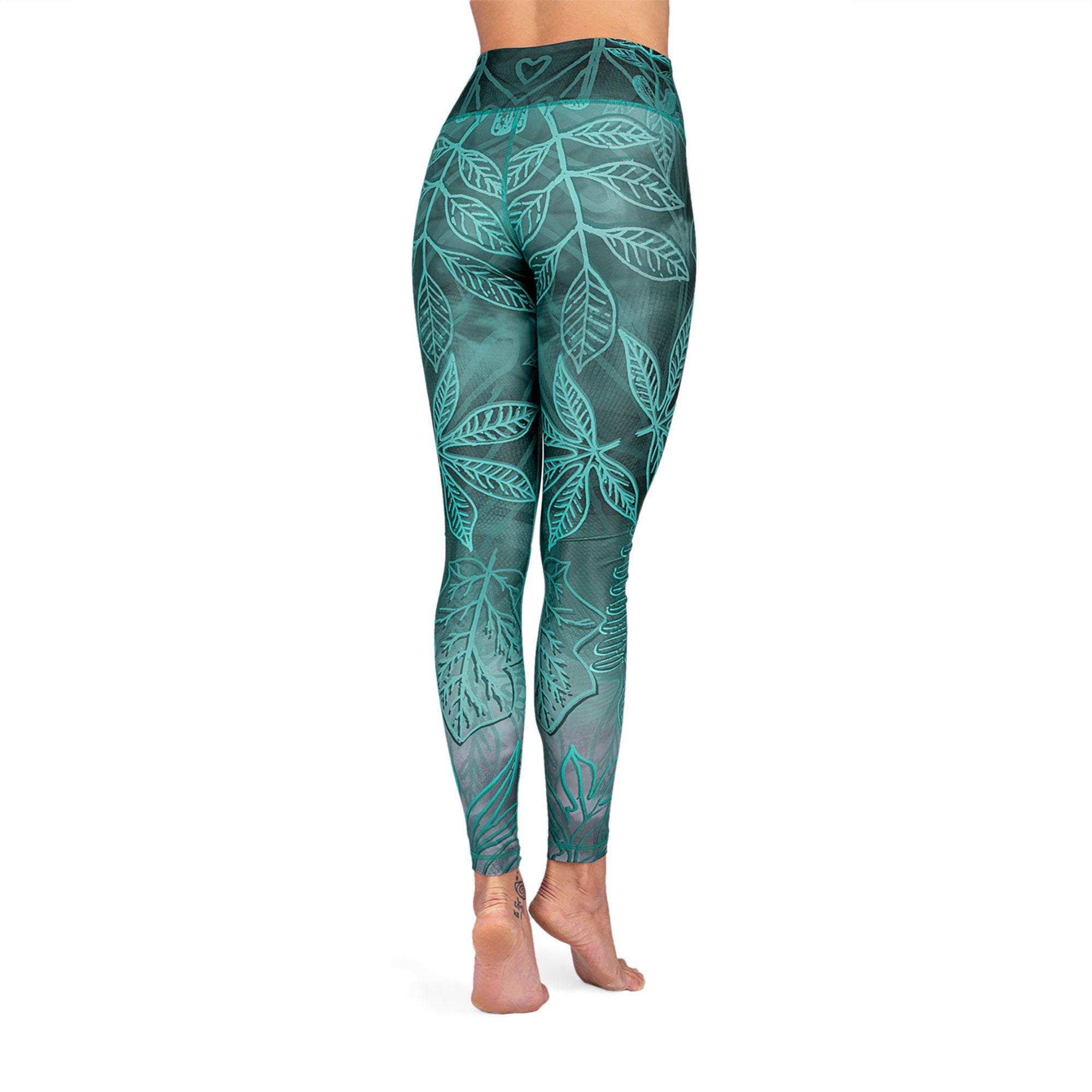 Yoga-Leggings - Enchanted Forest - High Waist - YOGISHOP