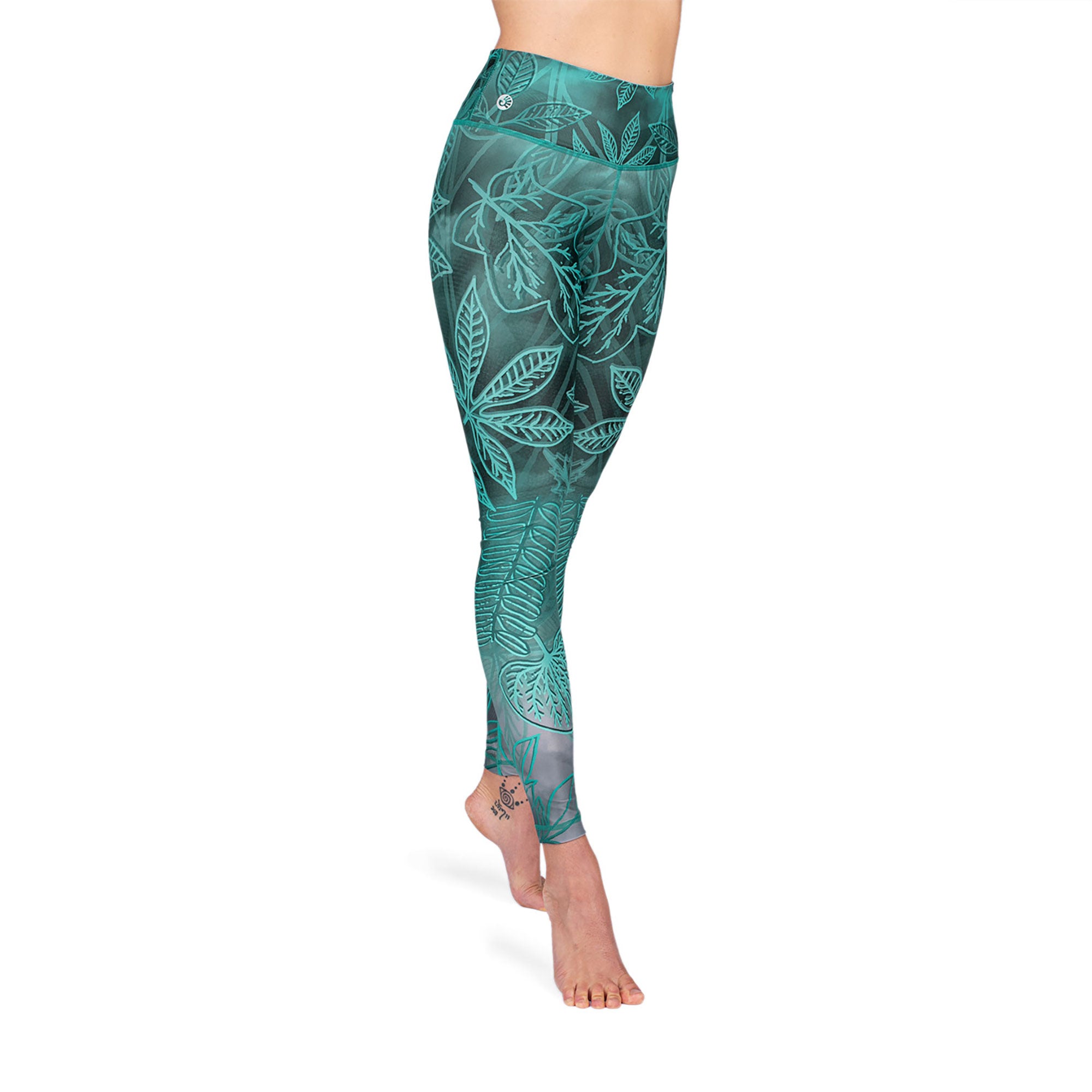 Yoga leggings Enchanted Forest High Waist YOGISHOP
