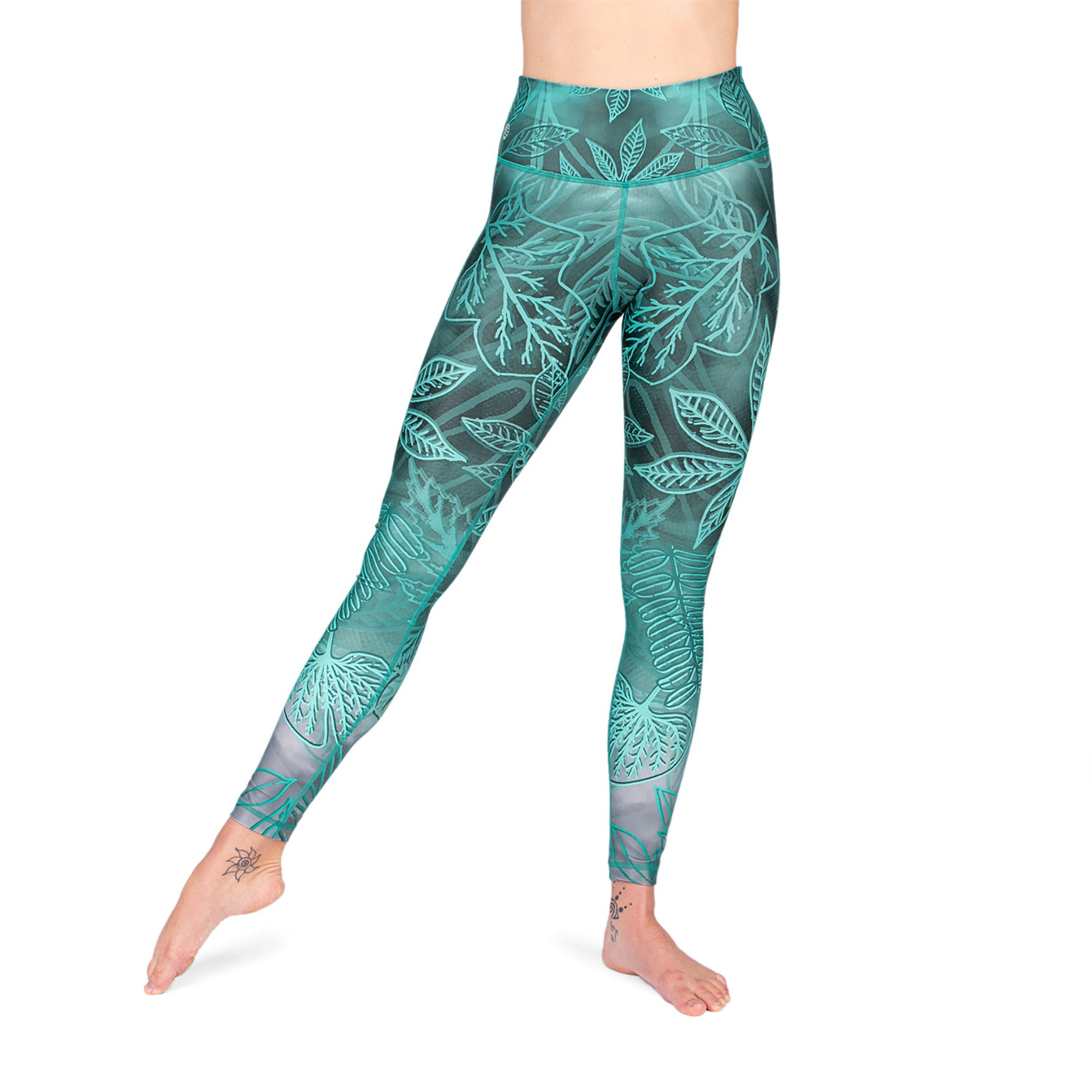 Yoga-Leggings - Enchanted Forest - High Waist - YOGISHOP
